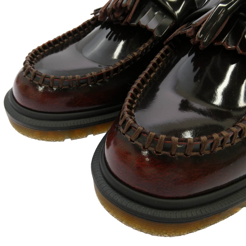 Dr.Martens ドクターマーチン 14573601 ADRIAN エイドリアン タッセル ローファー チェリーレッド ダークブラウン系 UK5【新古品】【未使用】【中古】