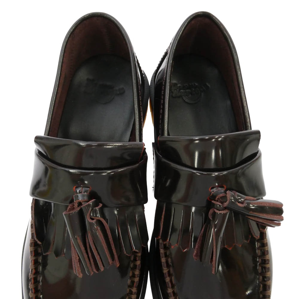 Dr.Martens ドクターマーチン 14573601 ADRIAN エイドリアン タッセル ローファー チェリーレッド ダークブラウン系 UK5【新古品】【未使用】【中古】