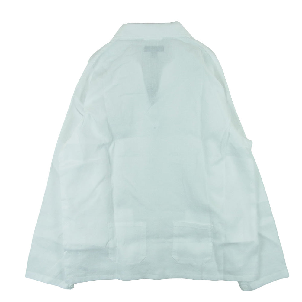 Nigel Cabourn ナイジェルケーボン 8052-00-10011 FRENCH PULLOVER SHIRT HEMP フレンチプルオーバー 長袖 シャツ ヘンプ ホワイト系 48【新古品】【未使用】【中古】