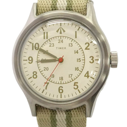 Nigel Cabourn ナイジェルケーボン TIMEX タイメックス x TIMEX タイメックス DESERT WATCH デザートウォッチ 時計 カーキ系【美品】【中古】