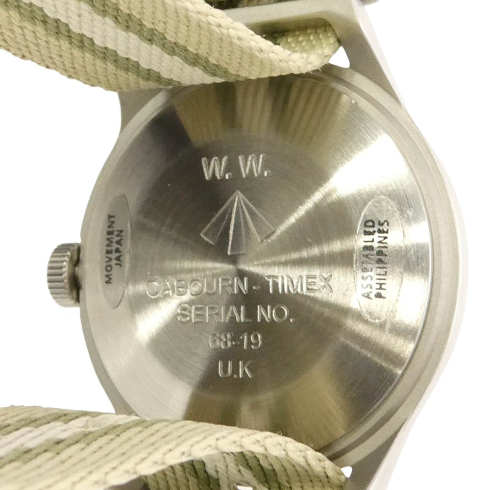 Nigel Cabourn ナイジェルケーボン TIMEX タイメックス x TIMEX タイメックス DESERT WATCH デザートウォッチ 時計 カーキ系【美品】【中古】