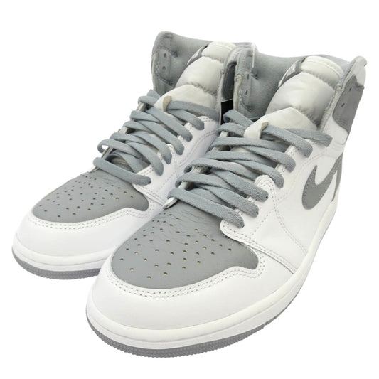 NIKE ナイキ 22SS 555088-037 Air Jordan 1 High OG Stealth AJ1 エアジョーダン ハイ OG ステルス スニーカー ホワイト系 グレー系 27cm【新古品】【未使用】【中古】