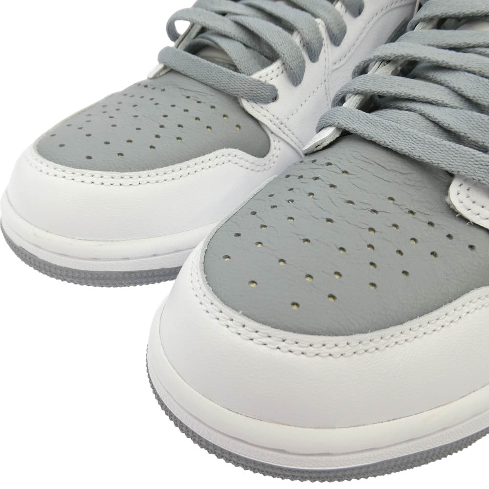NIKE ナイキ 22SS 555088-037 Air Jordan 1 High OG Stealth AJ1 エアジョーダン ハイ OG ステルス スニーカー ホワイト系 グレー系 27cm【新古品】【未使用】【中古】