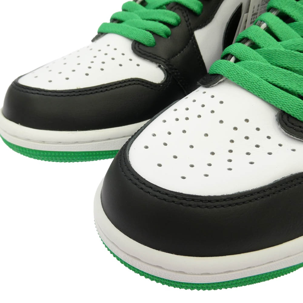 NIKE ナイキ 23SS DZ5485-031 Air Jordan 1 Retro High OG Celtics Black and Lucky Green AJ1 エアジョーダン レトロ ハイ セルティックス ブラック アンド ラッキーグリーン スニーカー マルチカラー系 27cm【新古品】【未使用】【中古】