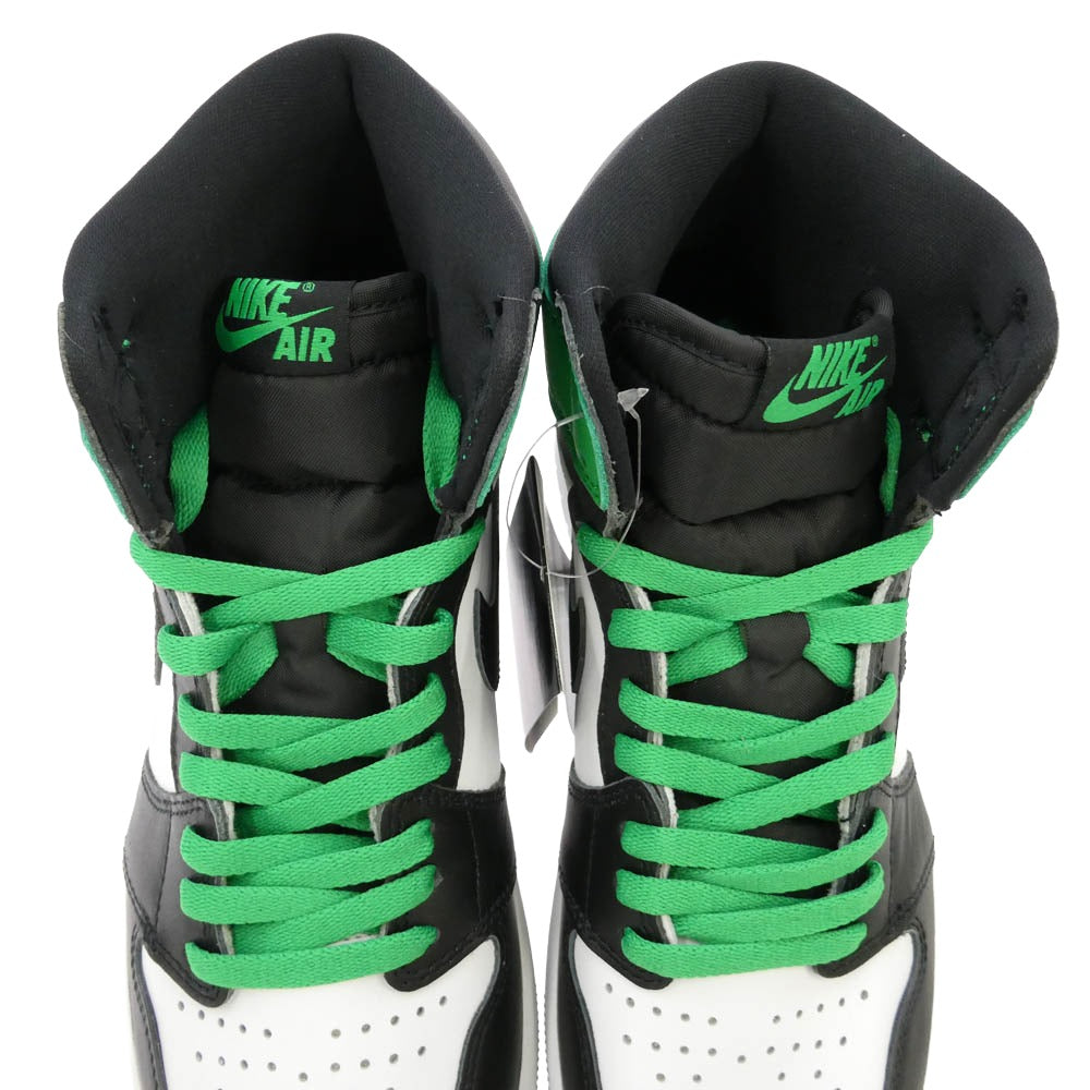 NIKE ナイキ 23SS DZ5485-031 Air Jordan 1 Retro High OG Celtics Black and Lucky Green AJ1 エアジョーダン レトロ ハイ セルティックス ブラック アンド ラッキーグリーン スニーカー マルチカラー系 27cm【新古品】【未使用】【中古】
