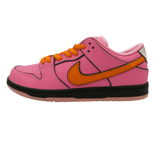 NIKE ナイキ 23AW FD2631-600 × The Powerpuff Girls SB Dunk Low Pro QS Blossom 【フェイクバスターズ鑑定済】パワーパフガールズ ダンク ロー プロ ブロッサム ピンク系 27cm【新古品】【未使用】【中古】