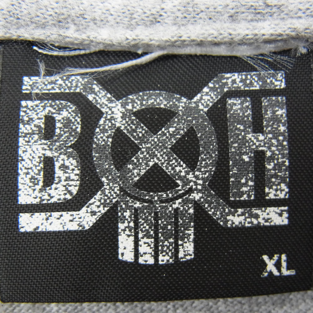 BOUNTY HUNTER バウンティーハンター ベートーベン ロゴ プリント クルーネック 丸首 半袖 Tシャツ カットソー グレー系 XL【中古】