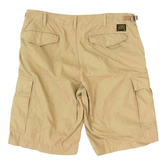 A BATHING APE アベイシングエイプ 1930-153-009 カーゴ ショート ハーフ パンツ ベージュ系 XL【中古】