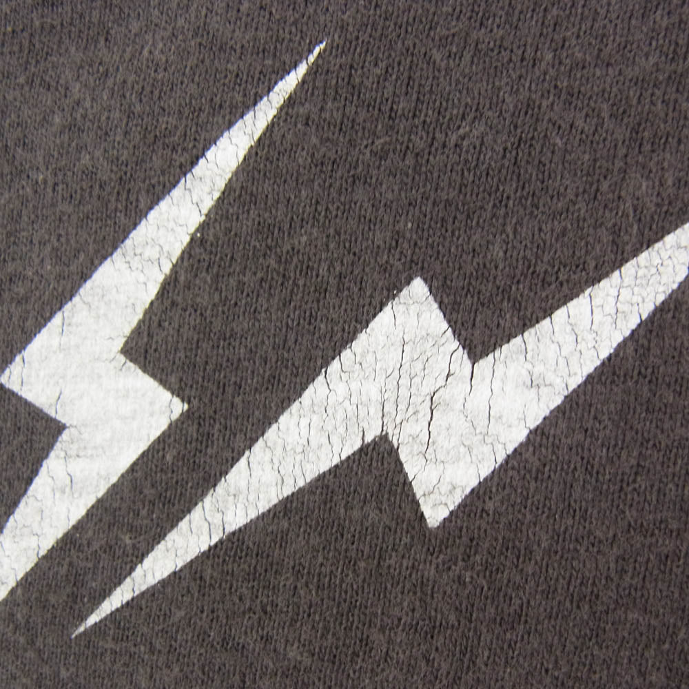 UNDERCOVER アンダーカバー FRAGMENT DESIGN フラグメントデザイン × FRAGMENT アーカイブ ナスカ 地上絵 プリント クルーネック Tシャツ グレー系 L【中古】