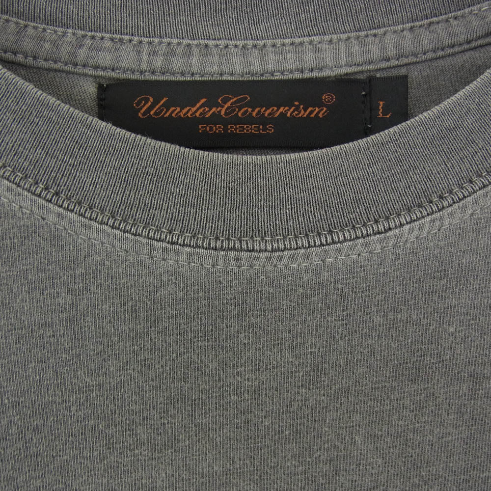 UNDERCOVER アンダーカバー 02AW Save For Your Doomed Future 魔女期 AAA アーカイブ 半袖 Tシャツ カットソー グレー系 L【中古】