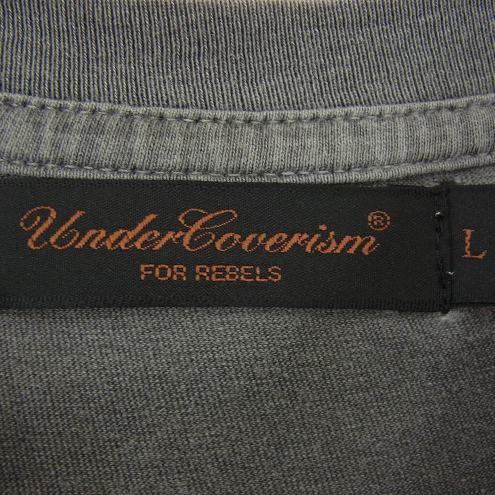UNDERCOVER アンダーカバー 02AW Save For Your Doomed Future 魔女期 AAA アーカイブ 半袖 Tシャツ カットソー グレー系 L【中古】