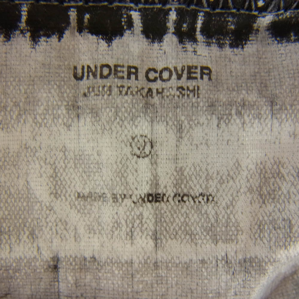 UNDERCOVER アンダーカバー 02AW Save For Your Doomed Future 魔女期 AAA アーカイブ 半袖 Tシャツ カットソー グレー系 L【中古】