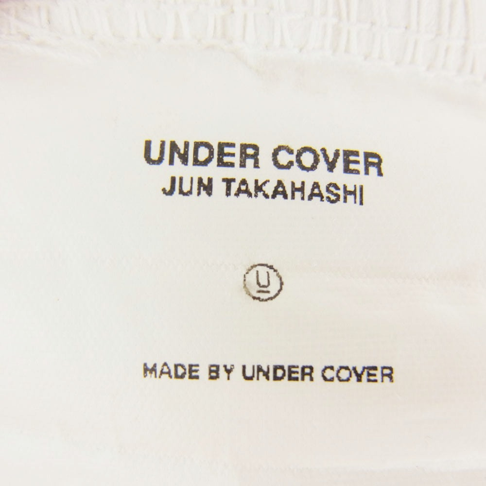 UNDERCOVER アンダーカバー 02AW Save For Your Doomed Future 魔女期 アーカイブ スカル 半袖 Tシャツ オフホワイト系 L【中古】