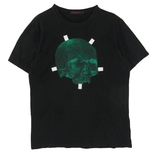 UNDERCOVER アンダーカバー 03AW paper doll artscabut期 スカル ドクロ アーカイブ 半袖 Tシャツ カットソー ブラック系 L【中古】
