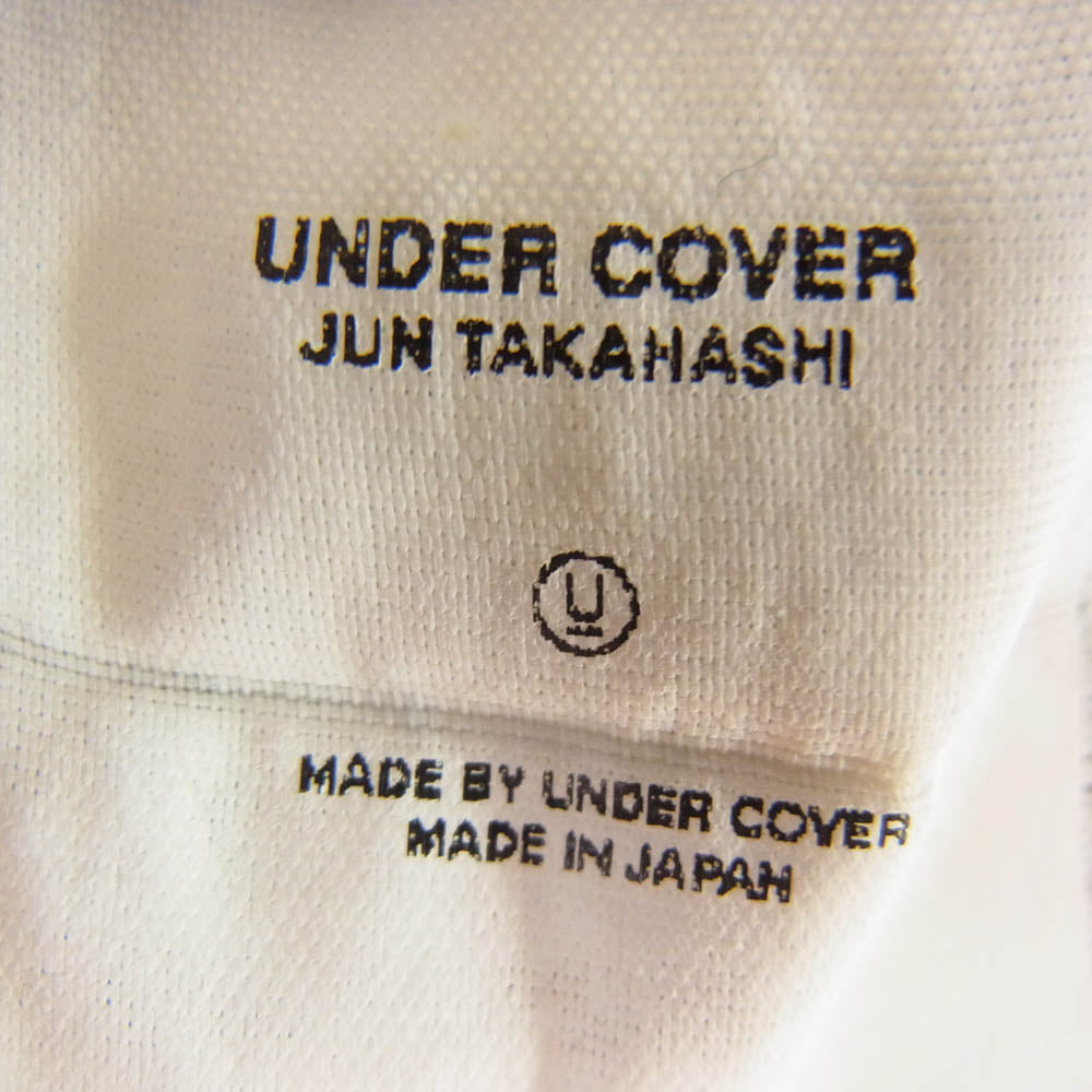 UNDERCOVER アンダーカバー 03AW paper doll artscabut期 スカル ドクロ アーカイブ 半袖 Tシャツ カットソー ブラック系 L【中古】