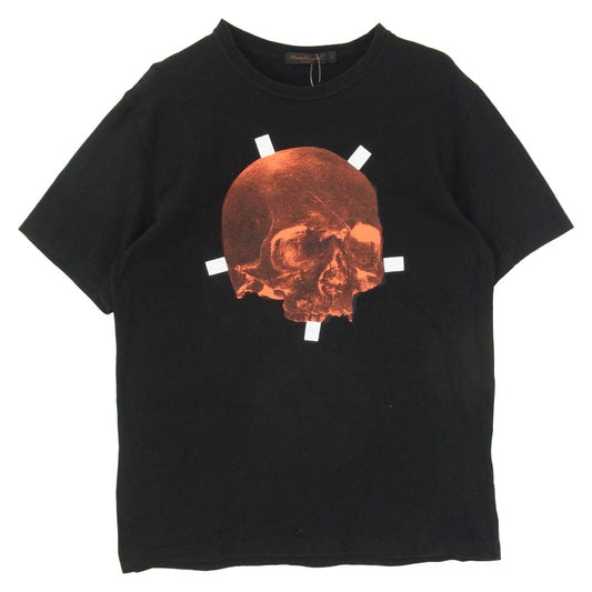 UNDERCOVER アンダーカバー 03AW paper doll artscabut期 スカル ドクロ アーカイブ 半袖 Tシャツ カットソー ブラック系 L【中古】