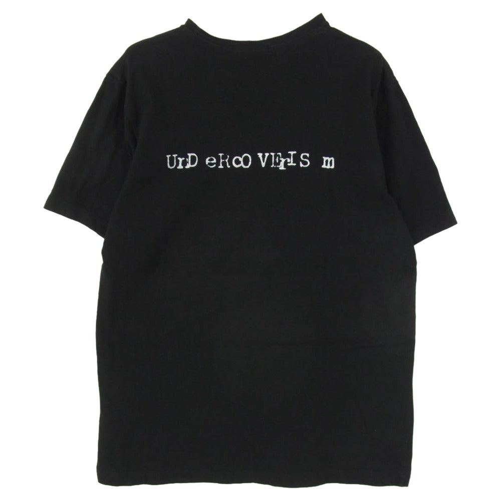 UNDERCOVER アンダーカバー 03AW paper doll artscabut期 スカル ドクロ アーカイブ 半袖 Tシャツ カットソー ブラック系 L【中古】