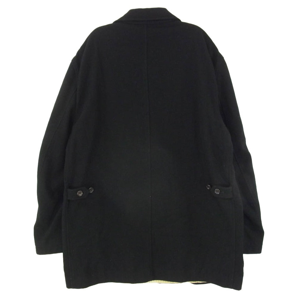 COMME des GARCONS HOMME コムデギャルソンオム HJ-040780 田中オム AD1997 90s ウール ジップ アップ ジャケット ブラック系 M【中古】