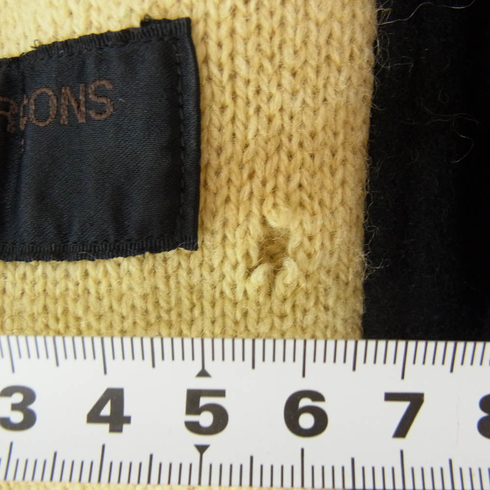 COMME des GARCONS HOMME コムデギャルソンオム HJ-040780 田中オム AD1997 90s ウール ジップ アップ ジャケット ブラック系 M【中古】