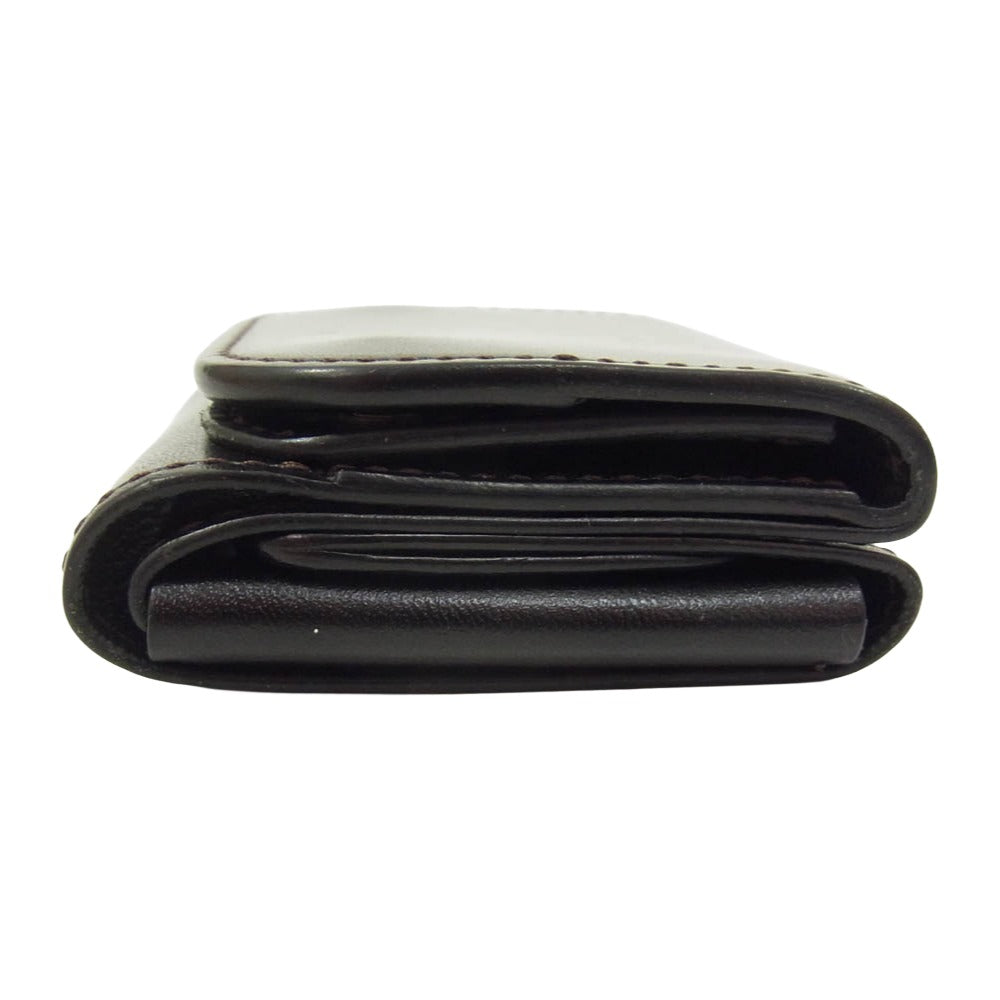 WILDSWANS ワイルドスワンズ SADDLE PULL UP STELLA サドルプルアップ ステラ コンパクトウォレット ダークブラウン系【中古】