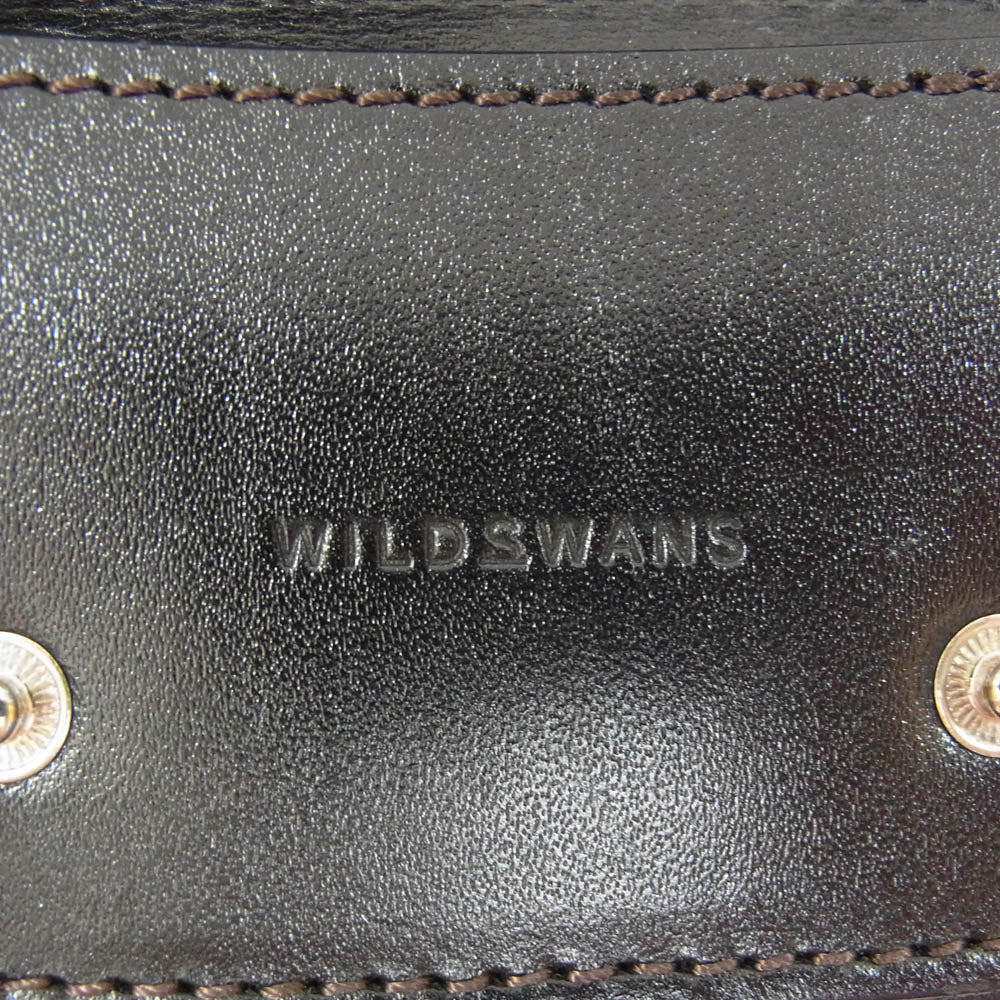 WILDSWANS ワイルドスワンズ SADDLE PULL UP STELLA サドルプルアップ ステラ コンパクトウォレット ダークブラウン系【中古】