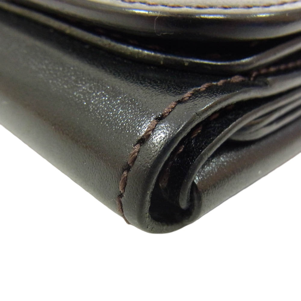 WILDSWANS ワイルドスワンズ SADDLE PULL UP STELLA サドルプルアップ ステラ コンパクトウォレット ダークブラウン系【中古】