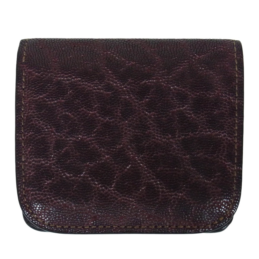 WILDSWANS ワイルドスワンズ CASA カーサ レザー コンパクトウォレット ブラウン系【中古】