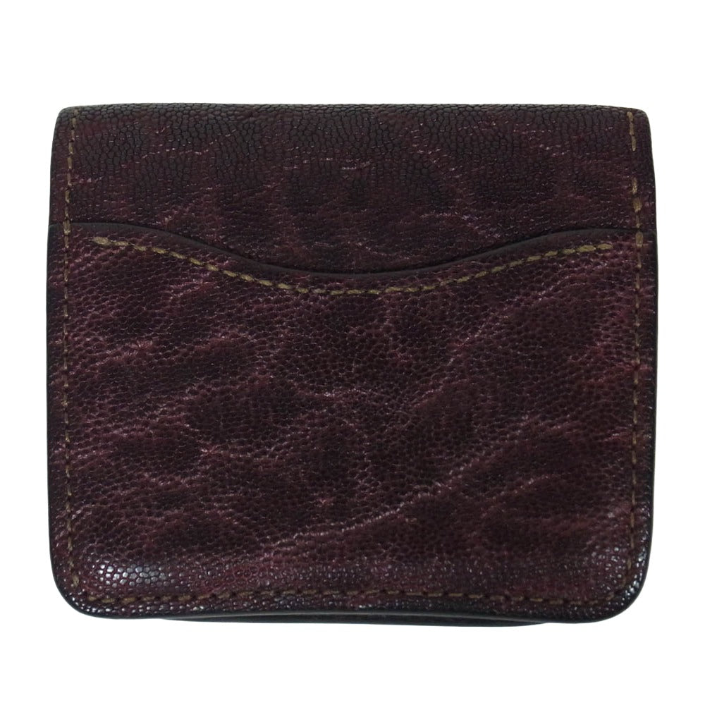 WILDSWANS ワイルドスワンズ CASA カーサ レザー コンパクトウォレット ブラウン系【中古】