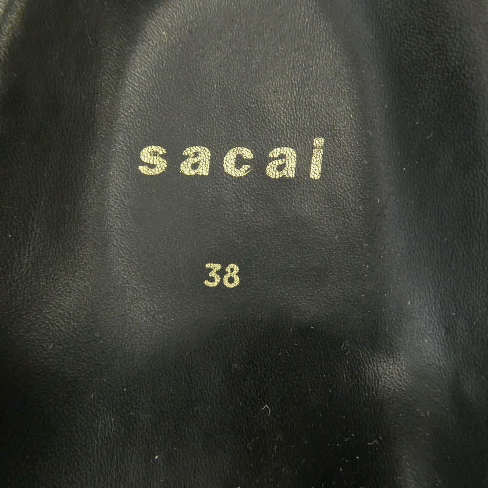 Sacai サカイ 24SS Chain Slide チェーン スライド サンダル ブラック系 38【中古】