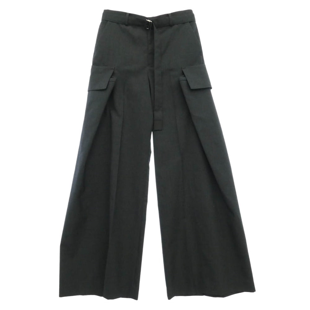 Y-3 Yohji Yamamoto ワイスリー ヨウジヤマモト 22AW HM9345 CL WOOL FLANNEL CUF PANT クラシック ウール フランネル カフ パンツ ブラック系 M【中古】 Y-3 Yohji Yamamoto ワイスリー ヨウジヤマモト 22AW HM9345 CL WOOL