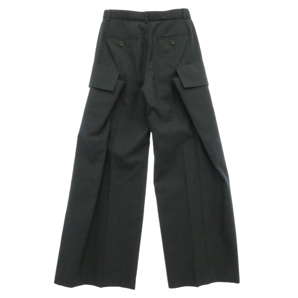 Sacai サカイ 25SS 25-08107 Cargo Suiting Pants カーゴ ス―チング スーツ ベルテッド パンツ グレー系 2【中古】