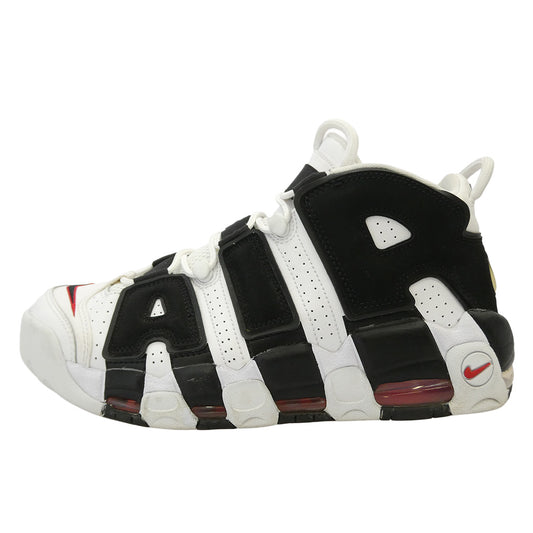 NIKE ナイキ 414962-105 AIR MORE UPTEMPO WHITE BLACK UNIVERSITY RED (2020) エア モア アップテンポ ホワイトブラック ユニバーシティレッド ハイカットスニーカー ホワイト系 ブラック系 27cm【中古】
