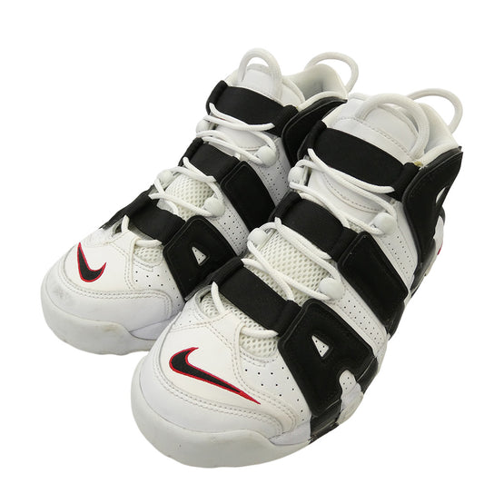 NIKE ナイキ 414962-105 AIR MORE UPTEMPO WHITE BLACK UNIVERSITY RED (2020) エア モア アップテンポ ホワイトブラック ユニバーシティレッド ハイカットスニーカー ホワイト系 ブラック系 27cm【中古】