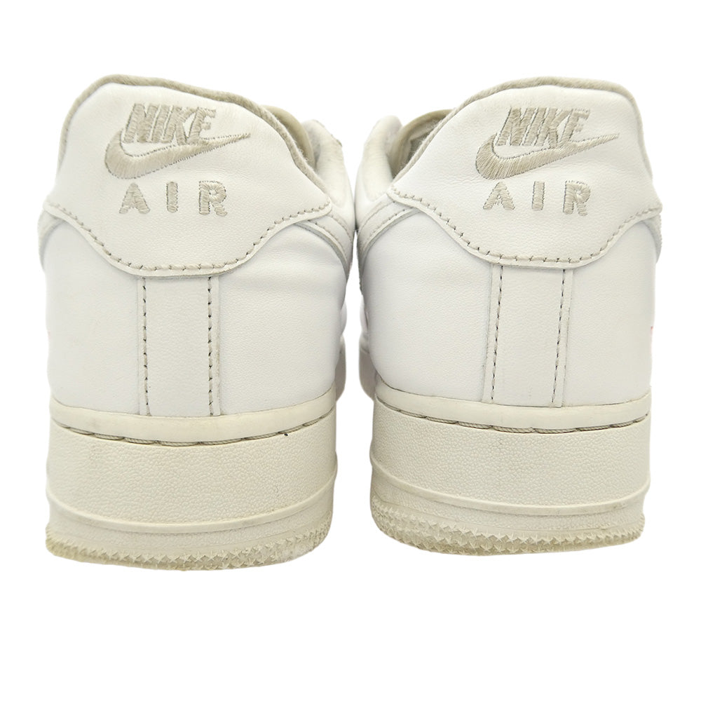 Supreme シュプリーム NIKE ナイキ CU9225-100 × Nike Air Force 1 Low White ナイキ エアフォース1 ロー ホワイト ローカットスニーカー ホワイト系 25cm【中古】