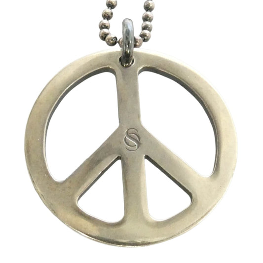 ザワンネス SGZ-PEACE Necklace ピースマーク ネックレス シルバー系【中古】