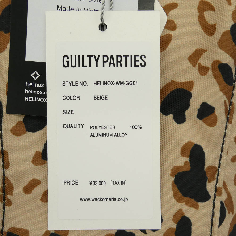 WACKO MARIA ワコマリア 24SS HELINOX-WM-GG01 HELINOX CHAIR ONE ヘリノックス チェアワン レオパード 椅子 アウトドアチェア マルチカラー系【新古品】【未使用】【中古】