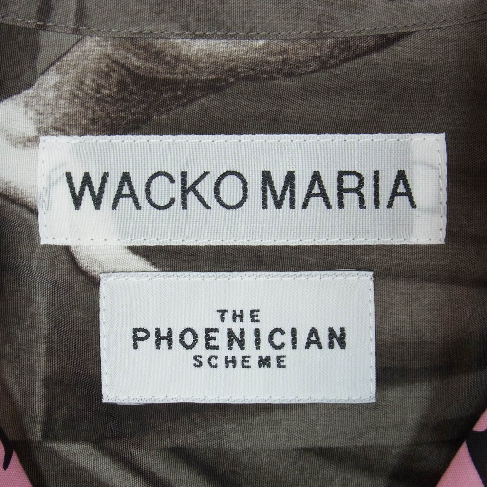 WACKO MARIA ワコマリア 26SS TPS-WM-HI04 T.P.S. S/S HAWAIIAN SHIRT TYPE-4 ハワイアン アロハ 開襟 オープンカラー 半袖 シャツ ピンク系 M【新古品】【未使用】【中古】