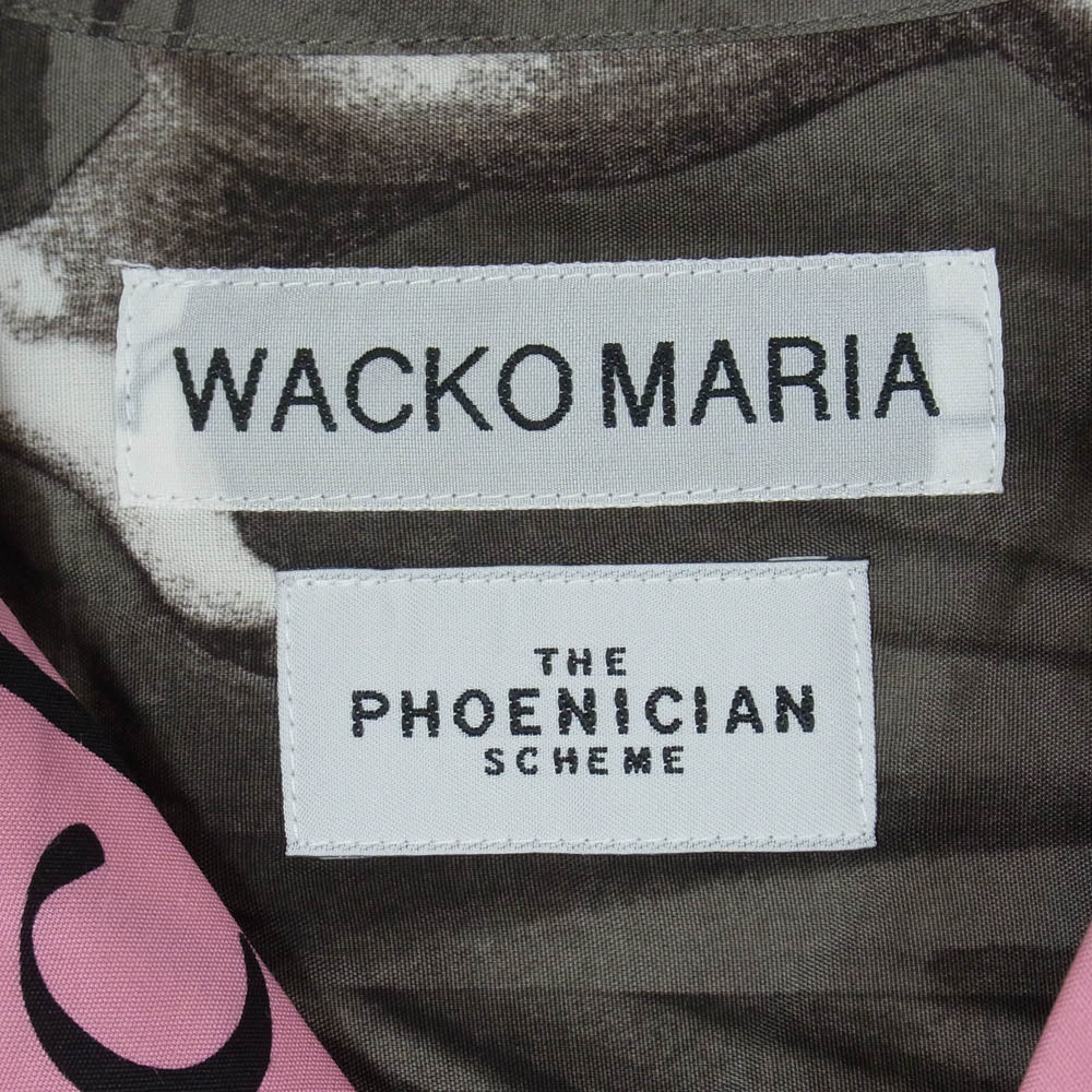 WACKO MARIA ワコマリア 26SS TPS-WM-HI04 T.P.S. S/S HAWAIIAN SHIRT TYPE-4 ハワイアン アロハ 開襟 オープンカラー 半袖 シャツ ピンク系 L【新古品】【未使用】【中古】