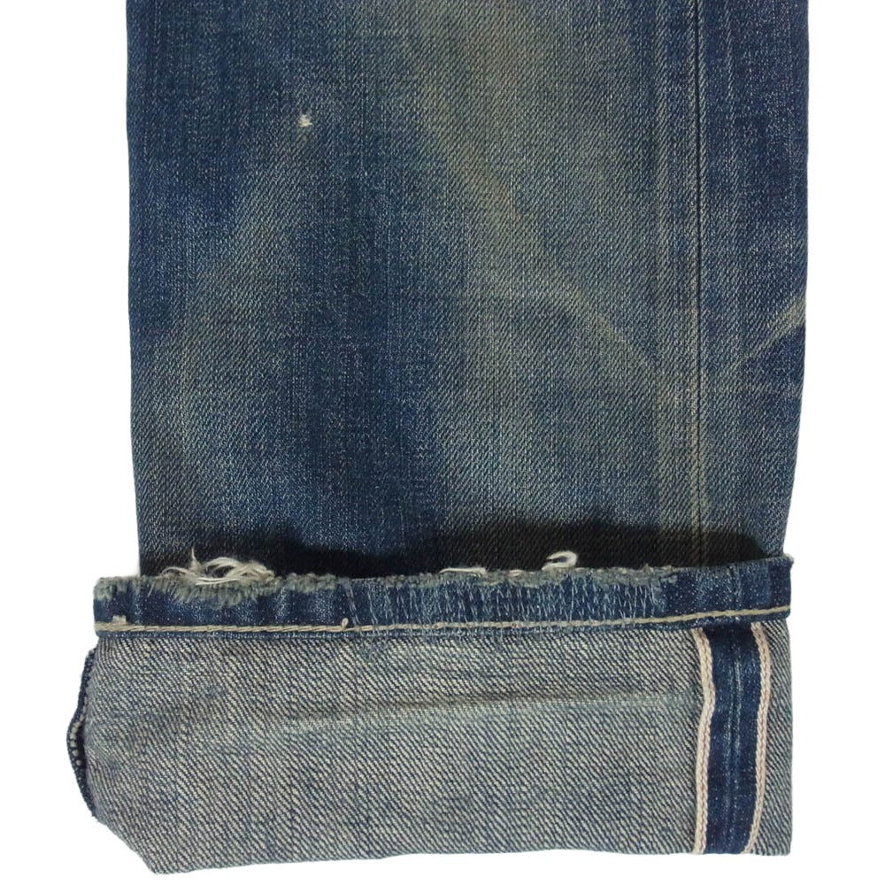 NEIGHBORHOOD ネイバーフッド 15AW 152DCNH-PTM21 QUIET. SAVAGE. DP MID 14OZ-PT ダメージ加工 クワイエット サベージ ミッド デニム パンツ インディゴブルー系 S【中古】