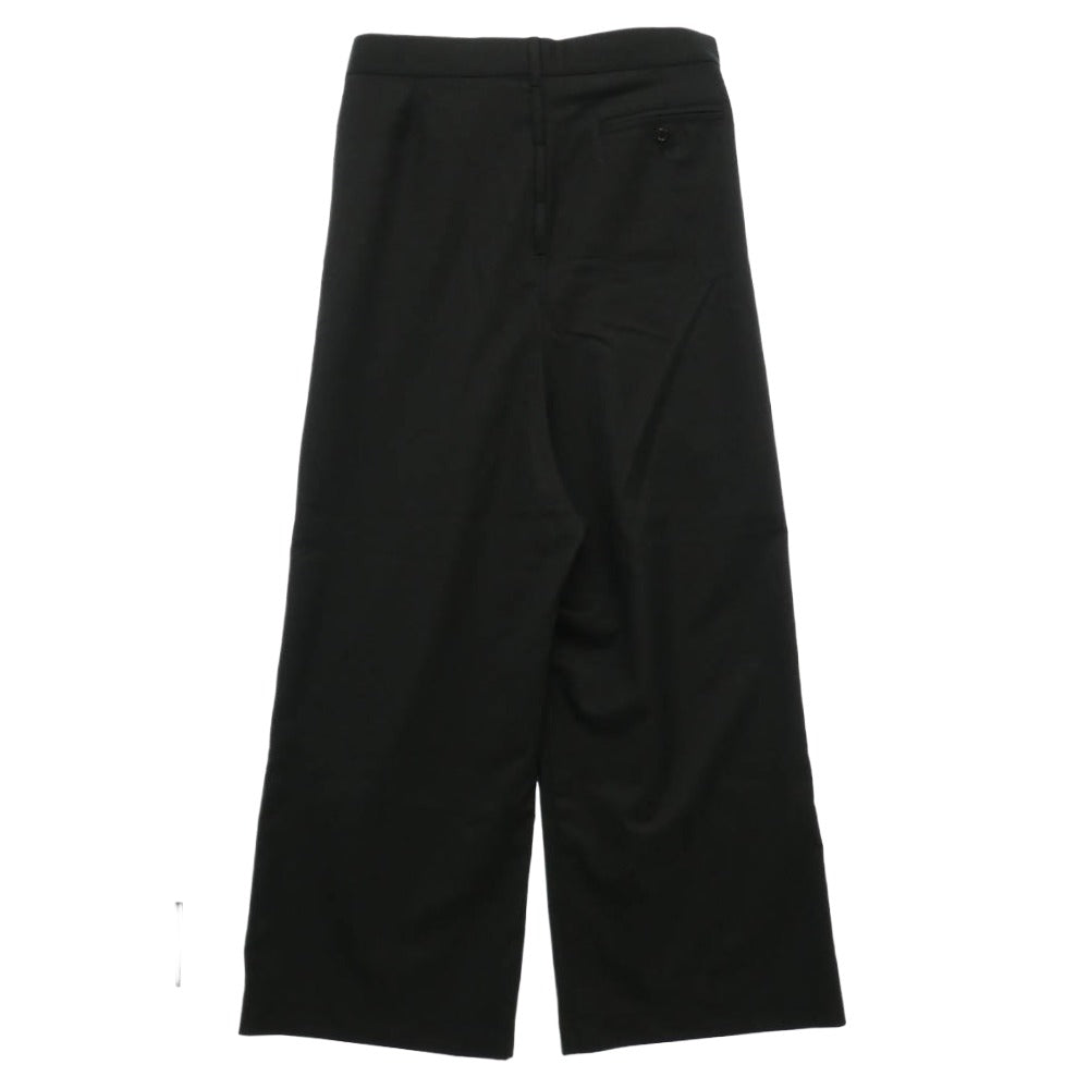スリーパラディ 4 WAIST TAILORED TROUSERS ウールギャバジン フォーウエスト テーラード トラウザーズ スラックス パンツ ブラック系 34【極上美品】【中古】