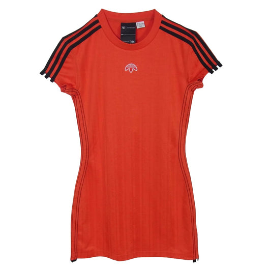 adidas アディダス Alexander Wang アレキサンダーワン Alexander Wang アレキサンダーワン AW Dress W ジャージ ワンピース レッド系 XS【中古】
