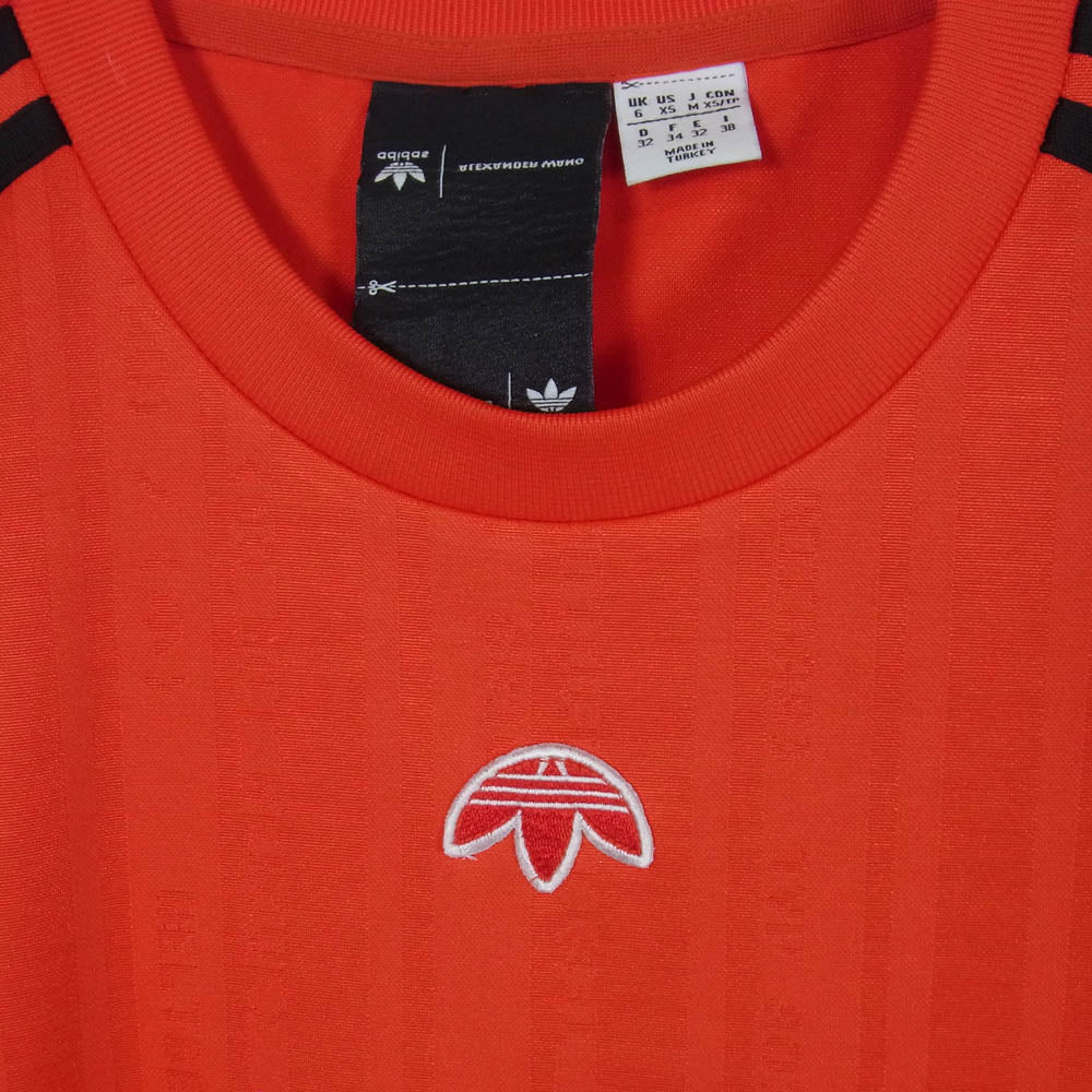adidas アディダス Alexander Wang アレキサンダーワン Alexander Wang アレキサンダーワン AW Dress W ジャージ ワンピース レッド系 XS【中古】