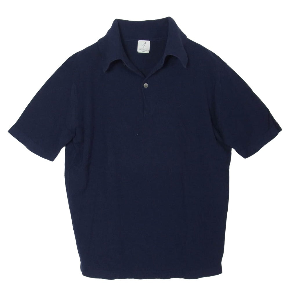 ANATOMICA アナトミカ 530-561-14 ポロシャツ 半袖 ネイビー系 1【中古】