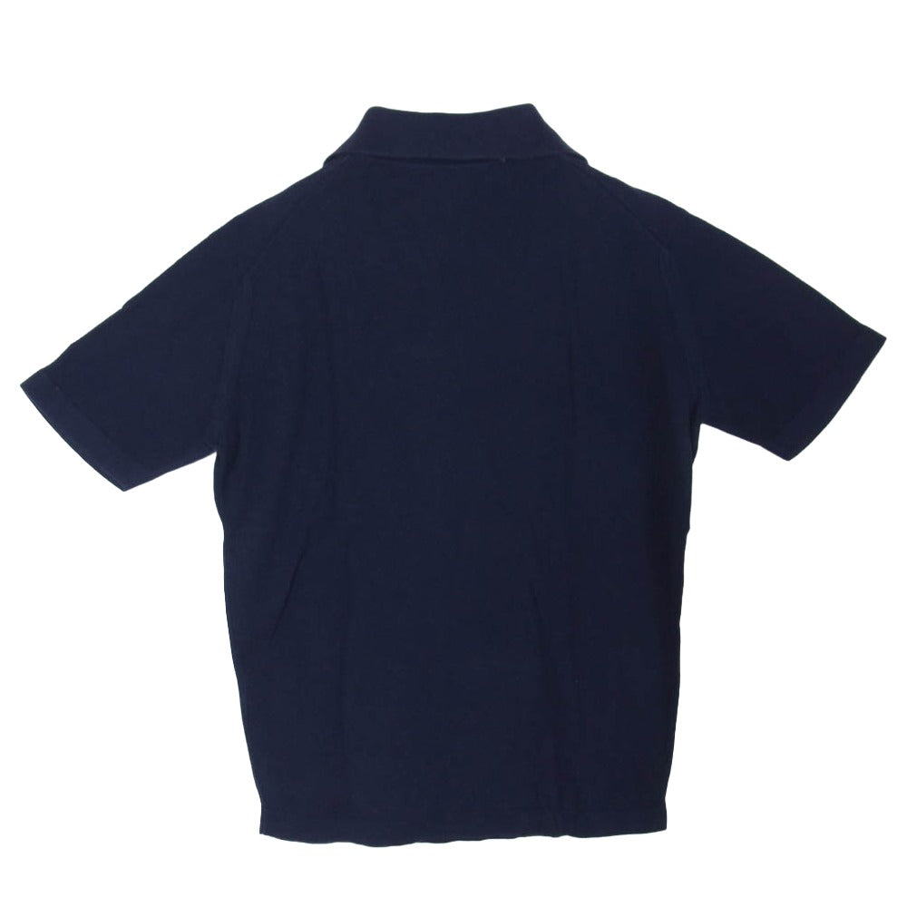 ANATOMICA アナトミカ 530-561-14 ポロシャツ 半袖 ネイビー系 1【中古】