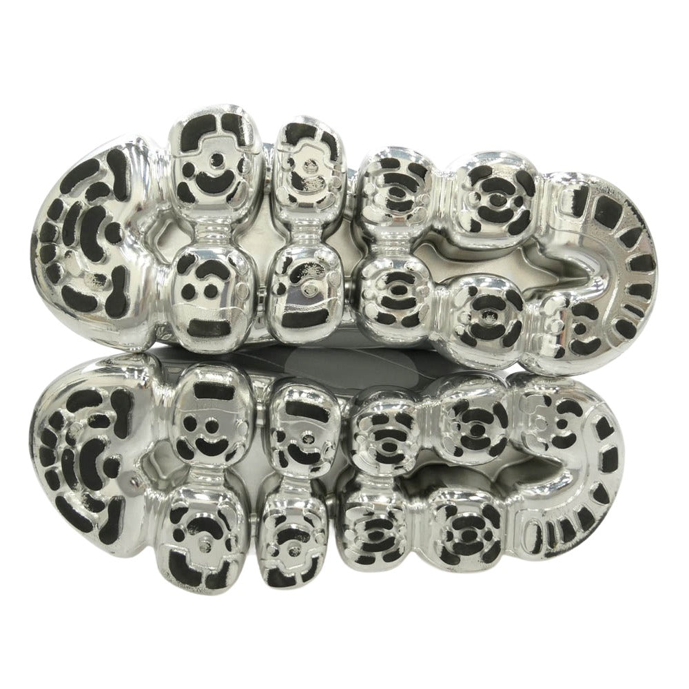グラウンズ 26ss JEWELRY MONSIEUR CHROME SCRATCH ジュエリー ムッシュ クローム スクラッチ シューズ シルバー系 25cm【中古】