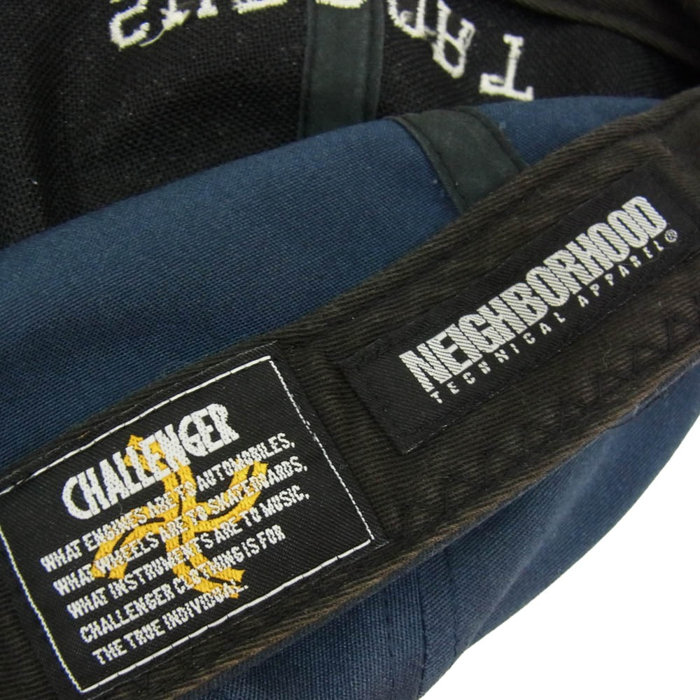 NEIGHBORHOOD ネイバーフッド CHALLENGER チャレンジャー CHALLENGER チャレンジャー キャップ 帽子 ネイビー系【中古】