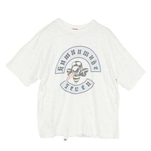 HUMAN MADE ヒューマンメイド × STUDIO SEVEN スタジオセブン Bee Logo T-Shirt ビー 蜂 ロゴ Tシャツ 半袖 カットソー ホワイト系 XL【中古】