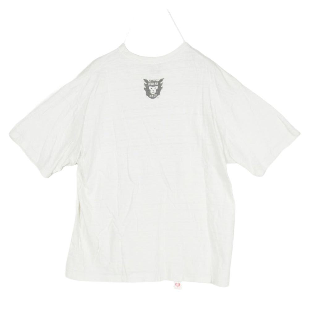 HUMAN MADE ヒューマンメイド × STUDIO SEVEN スタジオセブン Bee Logo T-Shirt ビー 蜂 ロゴ Tシャツ 半袖 カットソー ホワイト系 XL【中古】