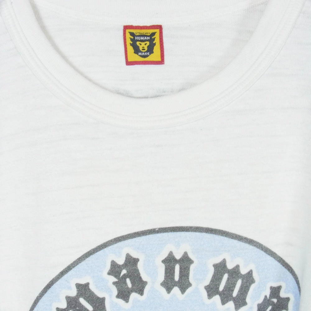 HUMAN MADE ヒューマンメイド × STUDIO SEVEN スタジオセブン Bee Logo T-Shirt ビー 蜂 ロゴ Tシャツ 半袖 カットソー ホワイト系 XL【中古】
