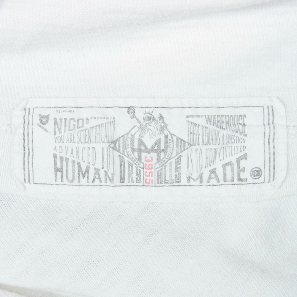 HUMAN MADE ヒューマンメイド × STUDIO SEVEN スタジオセブン Bee Logo T-Shirt ビー 蜂 ロゴ Tシャツ 半袖 カットソー ホワイト系 XL【中古】